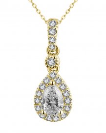 PEAR SHAPE DIAMOND PENDANT (TP2563)